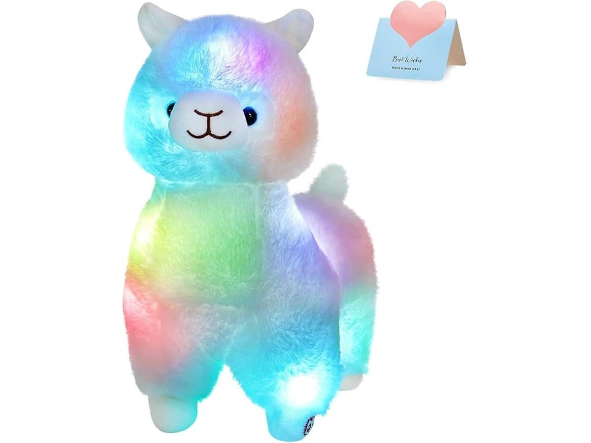 BSTAOFY light-up alpaca plush